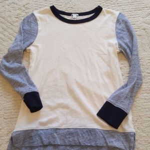 J-Crew Cute Fitted Baseball Shirt